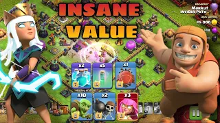 super archer + clone Blimp | Th15 attack strategy | Royal 👻 attack | clash of clans India