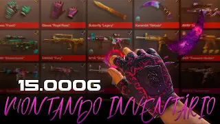 MONTANDO INVENTÁRIO de 15K de GOLDS no STANDOFF 2 ( dourado + roxo = 😍 ) ‹ P7GOD ›