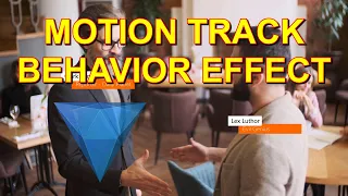 Motion Track Behavior Effect | HitFilm Pro