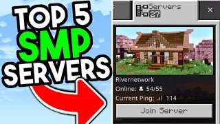 Top 5 SMP Servers For Minecraft Bedrock 1.20!