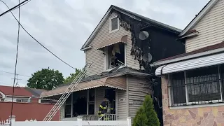 Firefighter revived after collapsing in house fire; 2 other firefighters hurt