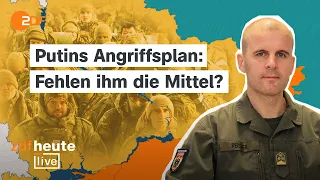 Schlag gegen Putins Luftwaffe, Lage am Dnipro, drohende Offensive | Oberst Reisner bei ZDFheute live