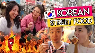 PROVANDO COMIDAS DE RUA NA COREIA 🇰🇷