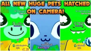 🍀 All NEW HUGE PETS hatched on camera in the St. Patrick's Event by YOUTUBERS! 🧝‍♂️😱