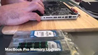 MacBook Pro Memory Upgrade - 4GB RAM to 8GB RAM