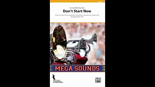 Don't Start Now, arr. Brian Scott - Score & Sound