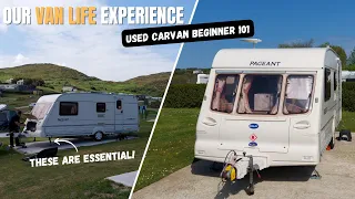 Beginner Van Life : Our used Caravan Experience