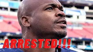 Adrian Peterson Arrested For DV at LAX