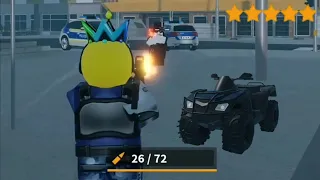 KILLING THE POLICE WITH THE QUAD (Emergency Hamburg) #roblox #police #criminal #fourwheeler