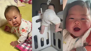 Cute Baby Funny Moments _Funny and Adorable reaction Cute baby Overload laughing happy compilation