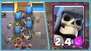 🗿 BIG BOOM WITH GIANT SCELETON! / Clash Royale