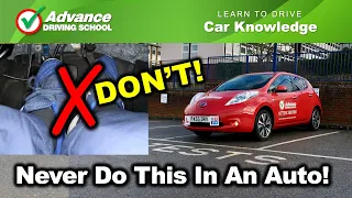 Never Do This In An Automatic Car!  |  Learn to drive: Car knowledge