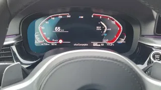 BMW 520d 190 G30 2021 0-100 acceleration