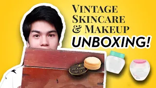 UNBOXING VINTAGE SKINCARE AND MAKEUP! 💄😱