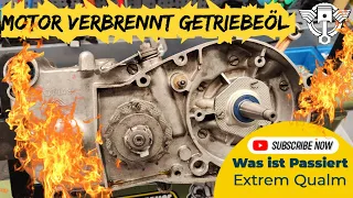 ❌Simson Motorschaden? Qualm ohne Ende!! Was ist los M53 Motor verbrennt Getriebeöl❌