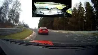 BMW M3 E36 3,2l vs BMW 1er M Coupe Nürburgring Nordschleife onboard