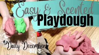 EASY PLAYDOUGH RECIPE / MAKE YOUR OWN SCENTED PLAYDOUGH / POSITIVELY AMY