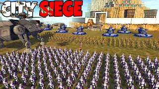 Clone Wars SIEGE of Ryloth CITY WALLS... - Men of War: Star Wars Mod