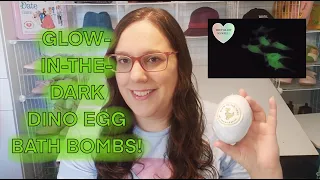 D.I.Y. Glow-in-the-Dark Dinosaur Egg Bath Bombs