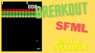 Breakout in SFML with C++. Part 2 Ball & Collision