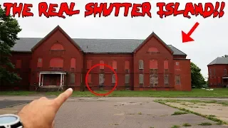 EXPLORING THE REAL SHUTTER ISLAND SCARY ABANDONED MENTAL ASYLUM | MOE SARGI