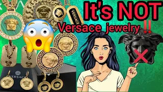 It's NOT Versace jewelry‼️ It's a FAKE 😱 Do not buy it ⛔ Versace authentic jewelry vs. Fake🤯/ PART 2