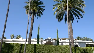 Actress Gloria Swanson Former Home House Beverly Hills California USA September 2021