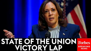 VP Kamala Harris Touts Biden Infrastructure Achievements Following State Of The Union Address