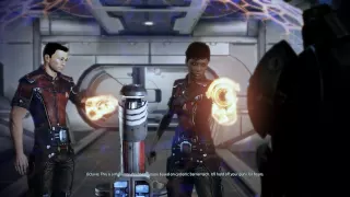 Mass Effect 3: Destroying the shield in Grissom Academy (all companions)