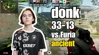 【CS2 POV】Spirit donk (33-13) vs Furia (ancient) | BetBoom Dacha 2023