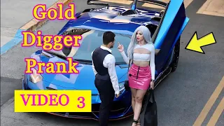 Gold Digger Prank with a hot sexy girl - Part 3