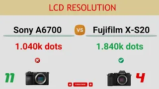 Sony A6700 vs Fujifilm X-S20 Comparison: 11 Reasons to buy A6700 and 11 Reasons to buy X-S20