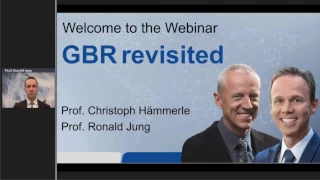 Geistlich Webinar: GBR Revisited - Prof. Hämmerle and Prof. Jung