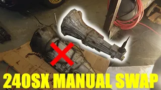 240sx Automatic to Manual Transmission Swap