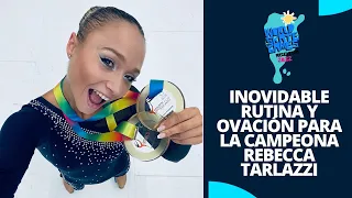 ¡EL ESTADIO APLAUDIÓ DE PIE! Impresionante rutina de Rebecca Tarlazzi, campeona en Patín Artístico