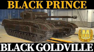 WOT Blitz - Black Prince - Ace Medal - 3.3k dmg - Mastery Badge - Black Goldville