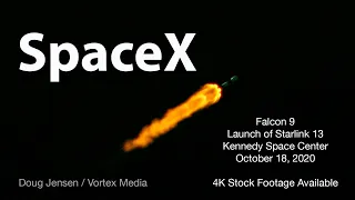 Launch of SpaceX Falcon 9 Starlink 13 - Shot with Sony PXW-Z750