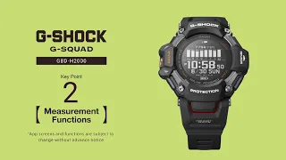 Tips movie 02  -Measurement Functions-｜CASIO G-SHOCK G-SQUAD GBD-H2000