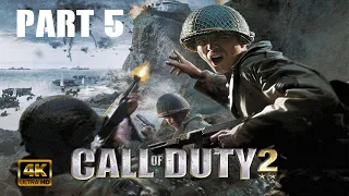 Call of Duty 2 4K UHD Gameplay Walkthrough Part 5 (Downtown Assault)