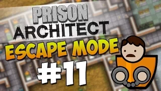 Prison Architect Escape Mode #11 - HUGE GANG WAR