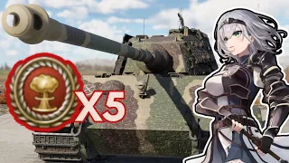 Germany SUFFERS So I SOLO Win Games | Tiger II (H) Sla.16 in War Thunder