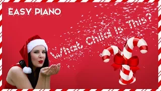 WHAT CHILD IS THIS? | EASY PIANO TUTORIAL & SHEET MUSIC | Christmas & Holidays