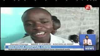 Patients at Kocholia Referral Hospital forced to endure strike due to sufferings.