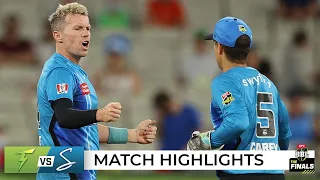 Strikers edge out the Thunder to progress to Challenger | BBL|11