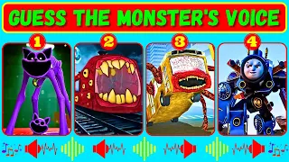 Guess The Scary Monster Voice CatNap, Train Eater, Bus Eater, Skibidi Thomas Toilet Coffin Dance