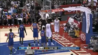 Blake Griffin Incredible Dunk Over Mozgov vs Knicks