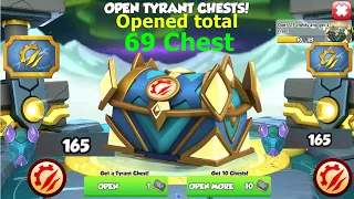 Opened 69 Light Tyrant Chest in 3 Days-Dragon Mania legends | Begin Level 16 Grid Event | DML