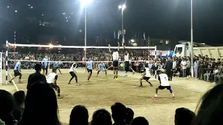 45 volleyball open trophy at Akuluto Final match set 1 NSCN (R) vs IMT 20-10-2023