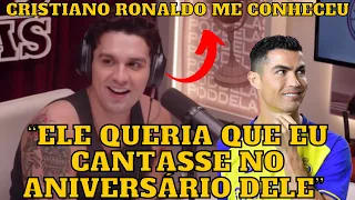 Luan Santana conta história de quando conheceu Cristiano Ronaldo