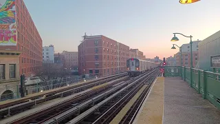 NYCT: 5 EXP outguns a 2 LCL train on the WPR Line